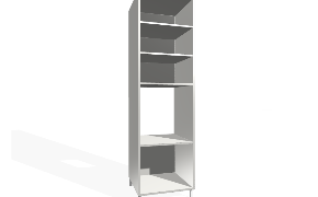 Kitchen Unit With Single Oven. 
